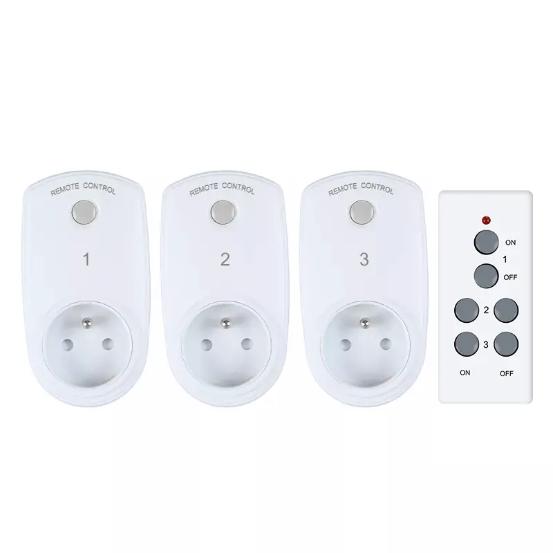 Soquete de controle remoto sem fio RF433 Mhz FR